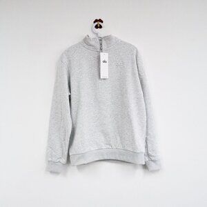 SALE Accolade 1/4 Zip Pullover Athletic Heather Grey Size M - Alo Yoga